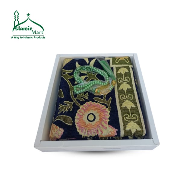 Gift pack Prayer mat with 99 beads tasbeeh