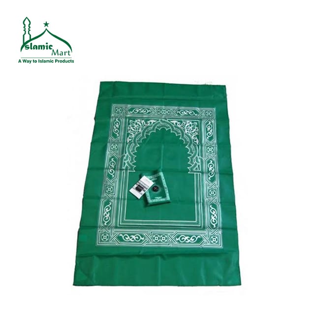 Travelling Prayer mat with Qibla Numa/ Pocket Janamaz