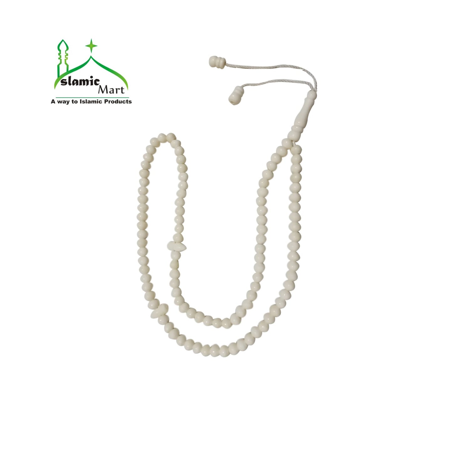 Camel bone tasbeeh 100 beads 6 mm