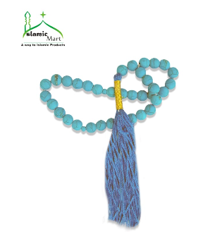 Feroza stone tasbeeh 33 beads
