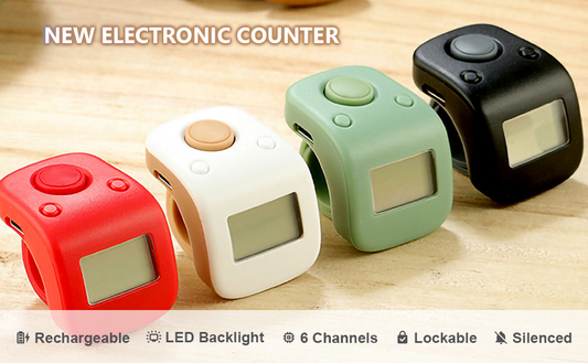 Finger Counter Digital LED Tasbeeh (Pack of 2) - With LED Light - Gzone -  Online Shopping Store in Pakistan