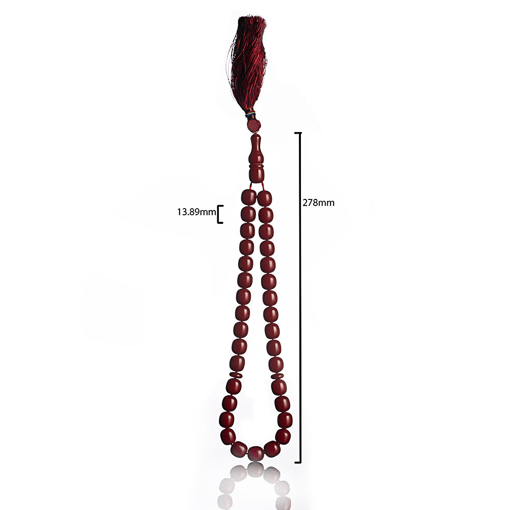 Bakelite (Sundlus) Tasbeeh 33 Beads Single Color